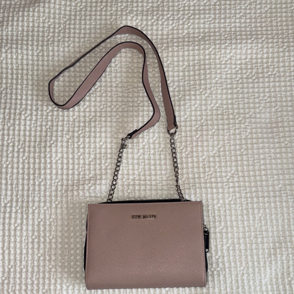 Steve Madden Mauve Crossbody Bag with Chain Strap